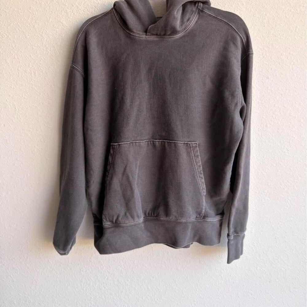 American-eagle Men's Grey and Brown Hoodie